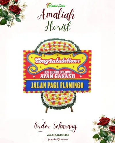 Bunga Papan Congratulation di Jambenenggang